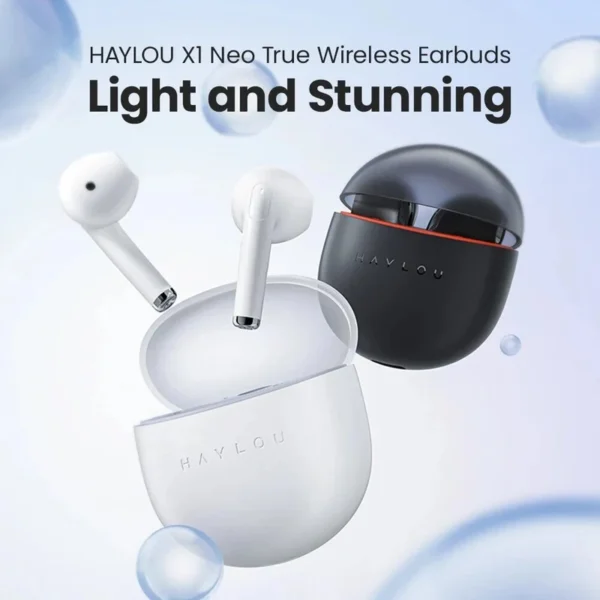 ⁦سماعات الأذن اللاسلكية Haylou X1 NEO - أسود⁩ - الصورة ⁦4⁩