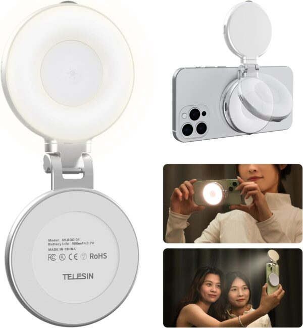 Magnetic Selfie Light, Phone Light Compatible with iPhone Magsafe