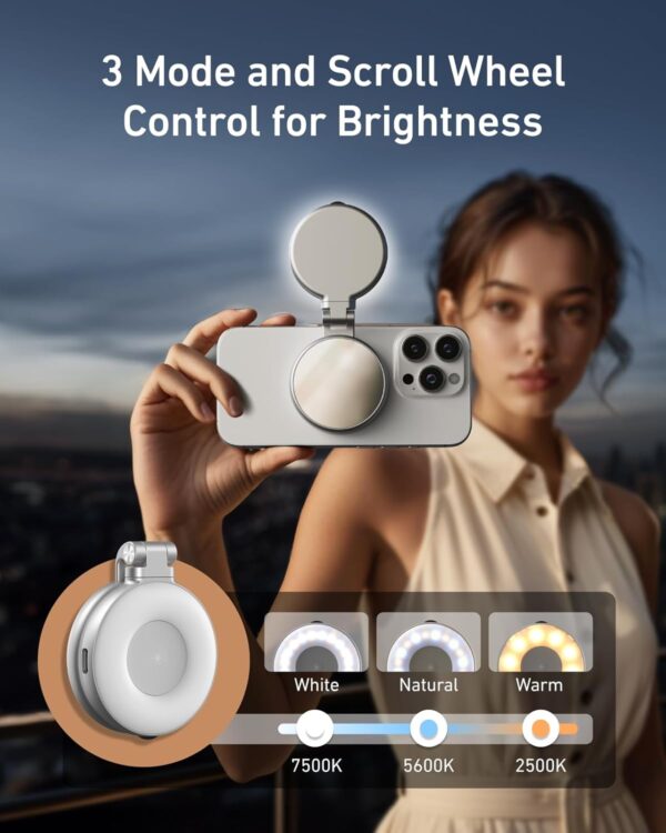 Magnetic Selfie Light, Phone Light Compatible with iPhone Magsafe - Image 2